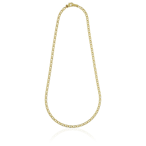 COLLANA CATENA TRAVERSINO DORATA 2518